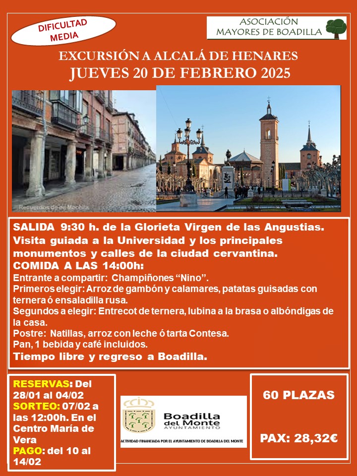 EXC. ALCALÁ DE HENARES 20 FEB. 2025